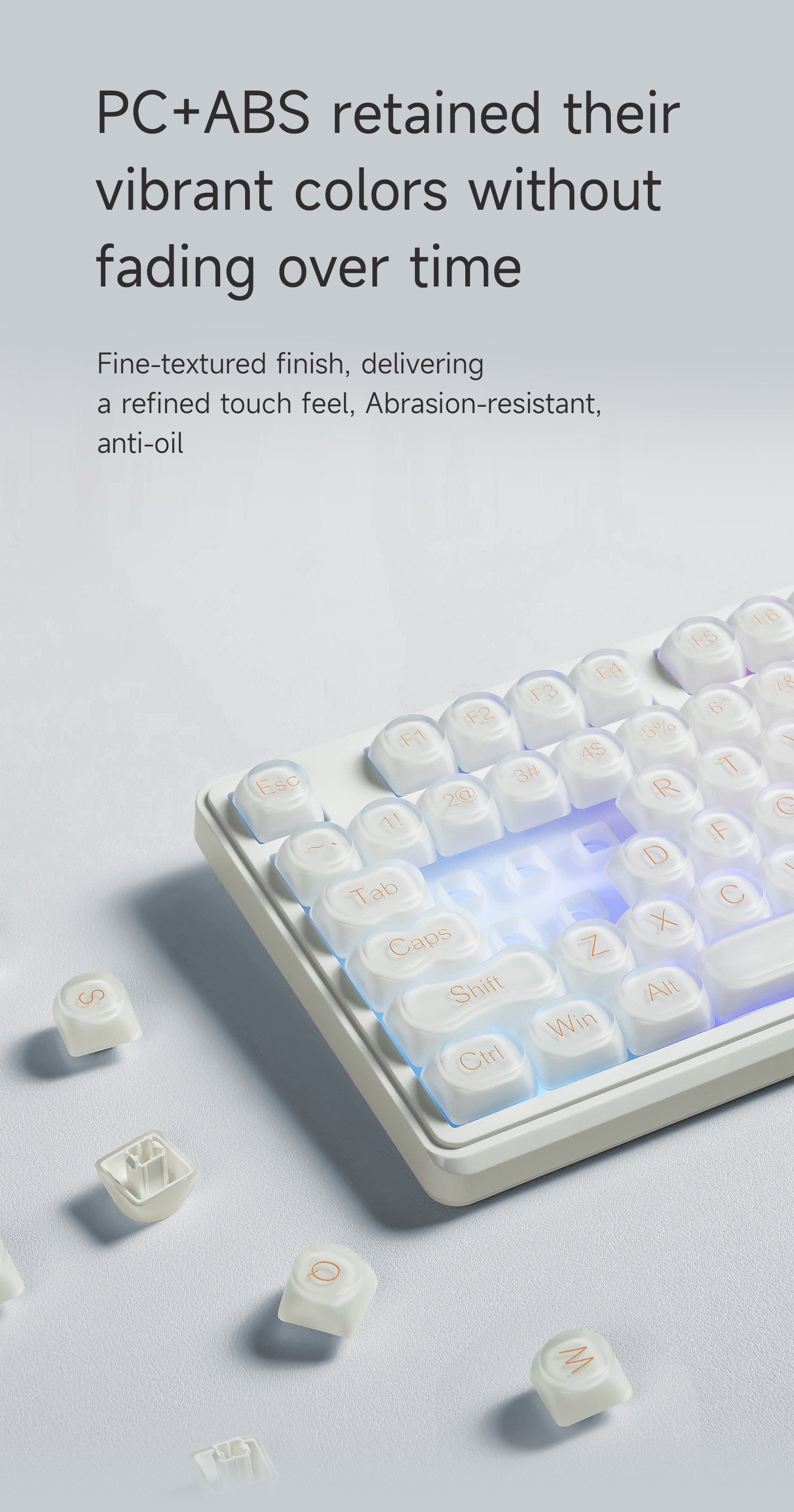 IP98 Membrane Keyboard Triple Mode Water Proof Knob Control Wireless ...