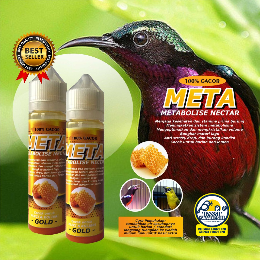 Metabolise KOLIBRI BIRD Feed EXTRA VITAMIN META Direct SWADESHI BIRD ...