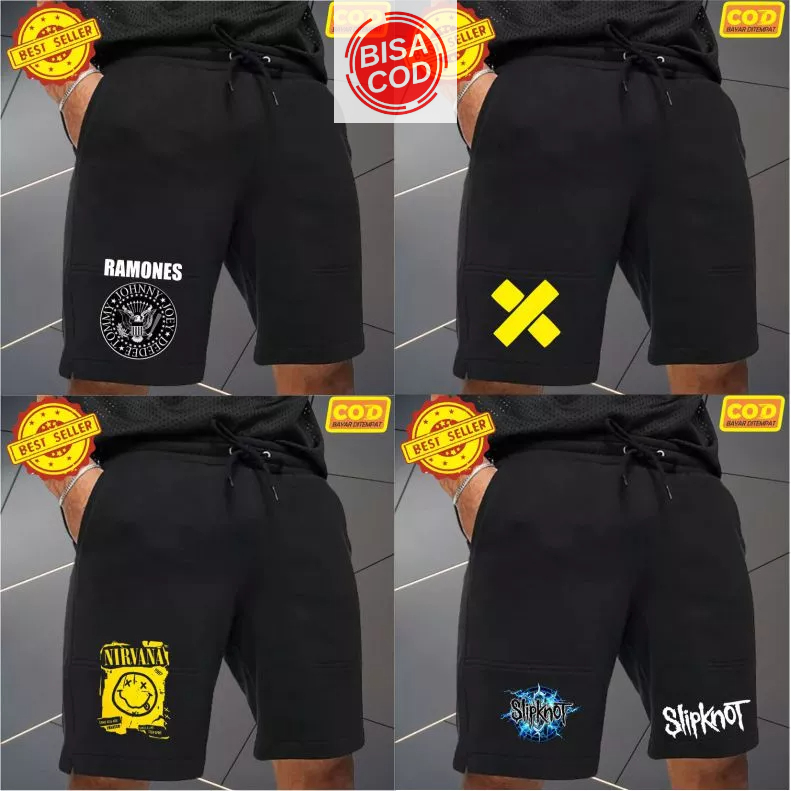 Boxer RamonesCard nirvana slipknot logo boxer Shorts black
