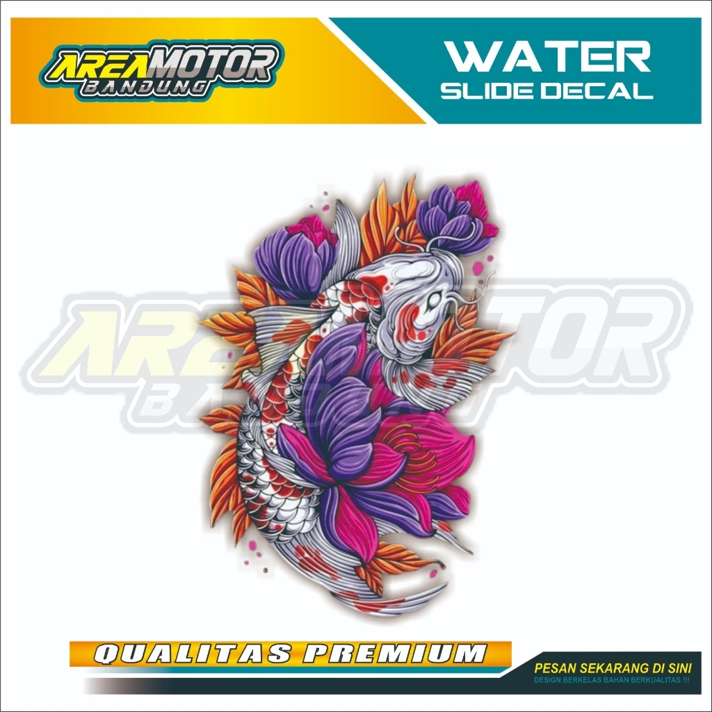Transparent WATER SLIDE FISH DECAL / TRANSPARENT WATER SLIDE DECAL ...