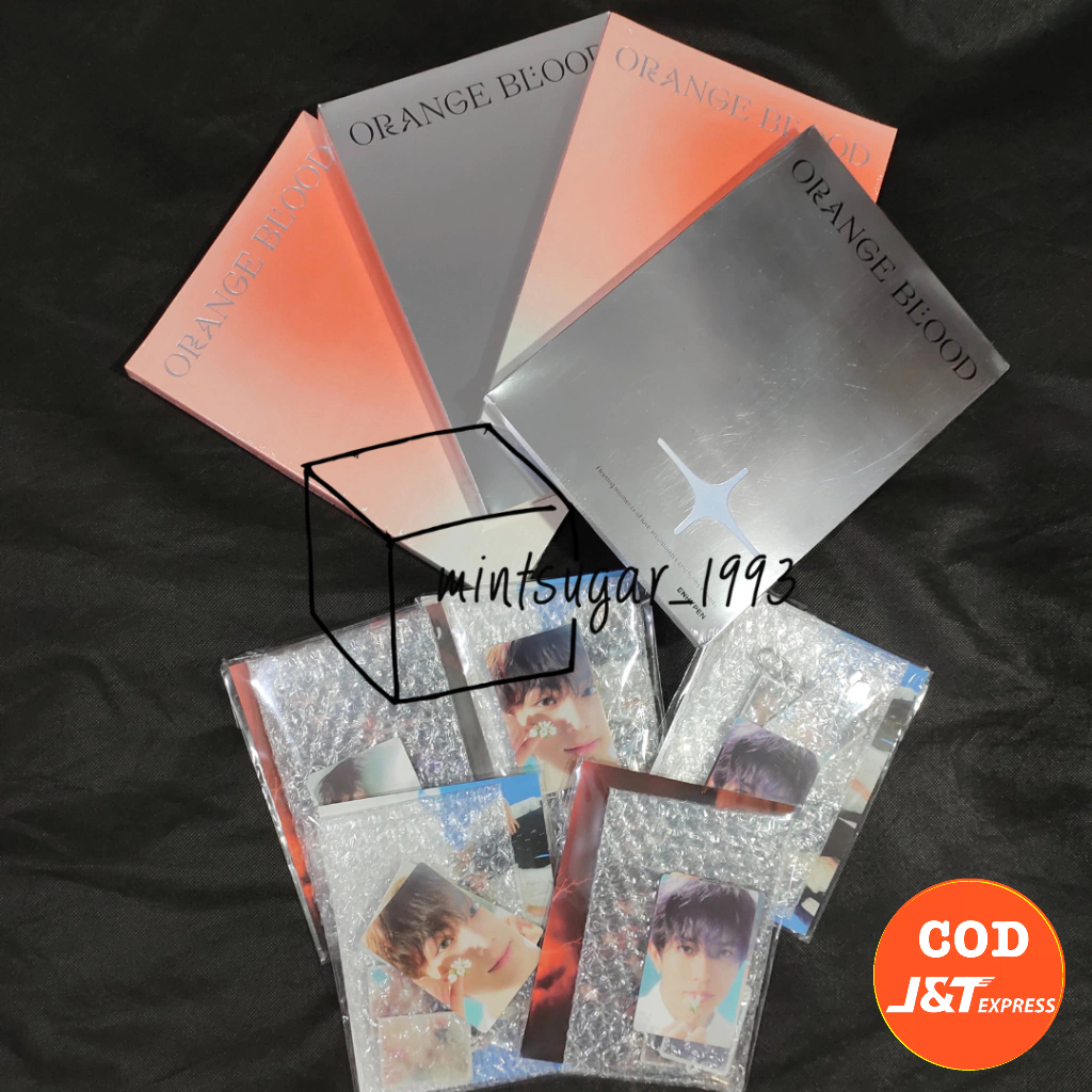 [SET] ENHYPEN 5th Mini Album - ORANGE BLOOD (SET Ver.) 2CD