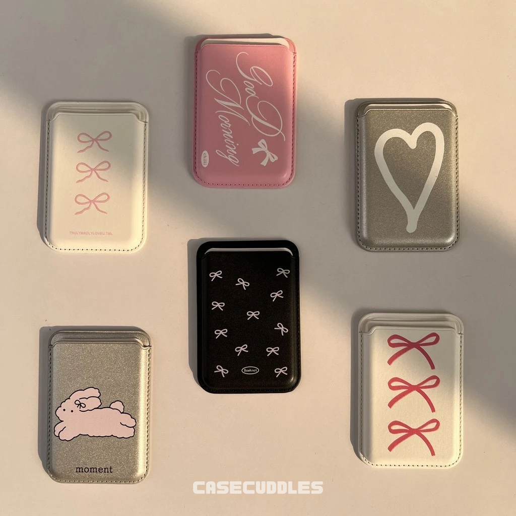 HITAM [CASECUDDLES] Cute Magsafe Wallet PRE ORDER [READY 13th JULY