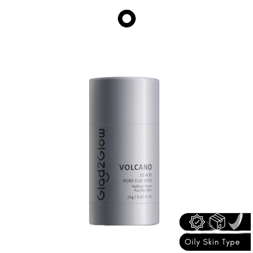 Glad2glow Volcano Salicylic Acid Acne Control Clay Mask Stick Shopee