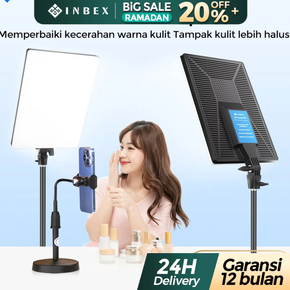 Inbex IP80 80W Professional Streaming/Photography Panel Light LED ...