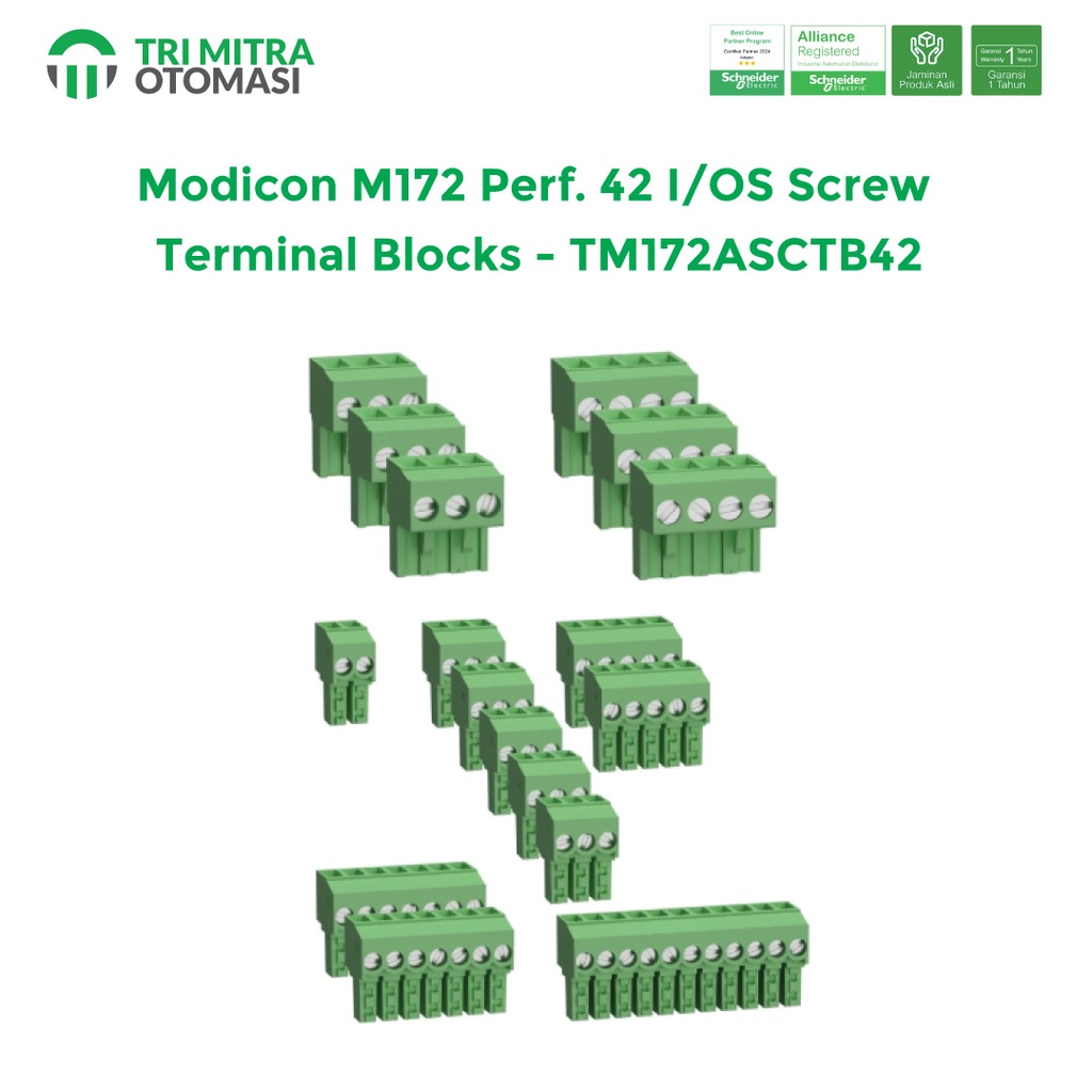 Schneider Modicon M172 Perf. 42 I/OS Screw Terminal Blocks ...