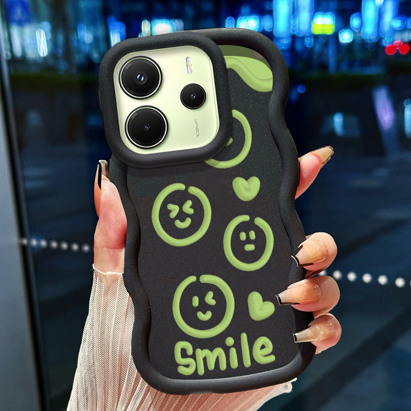 Casing For Xiaomi Redmi Note 14 4G Note 14 Pro 5G Case Smiley Softcase ...