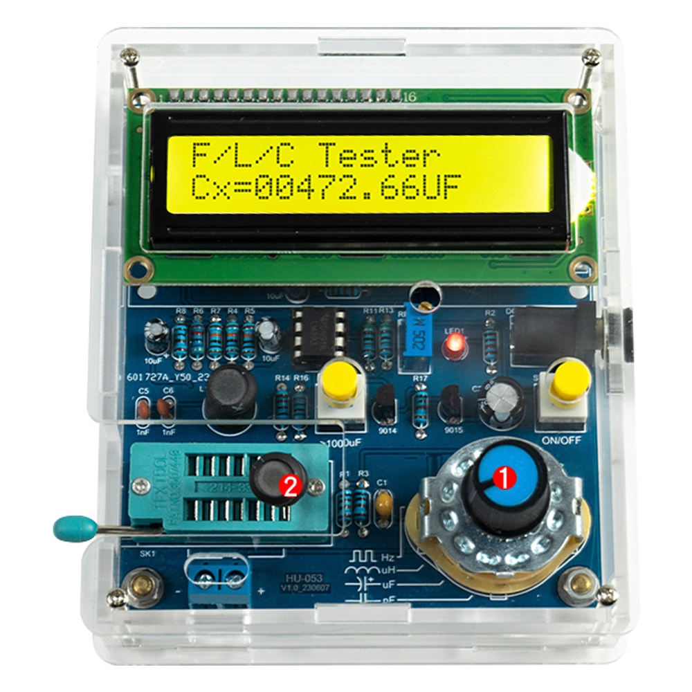 NEW Capacitance Inductance Tester DIY Electronic Kit Frequency ...