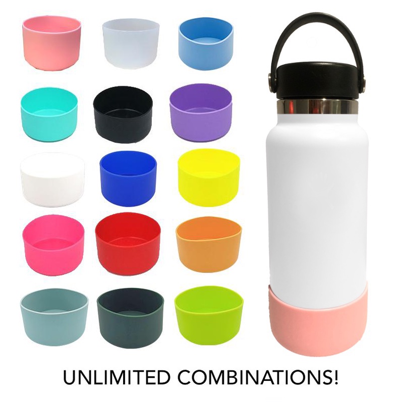 New Silicone Protective Boot Sleeve Bottle Flask 7.5cm 9cm Unlimited ...