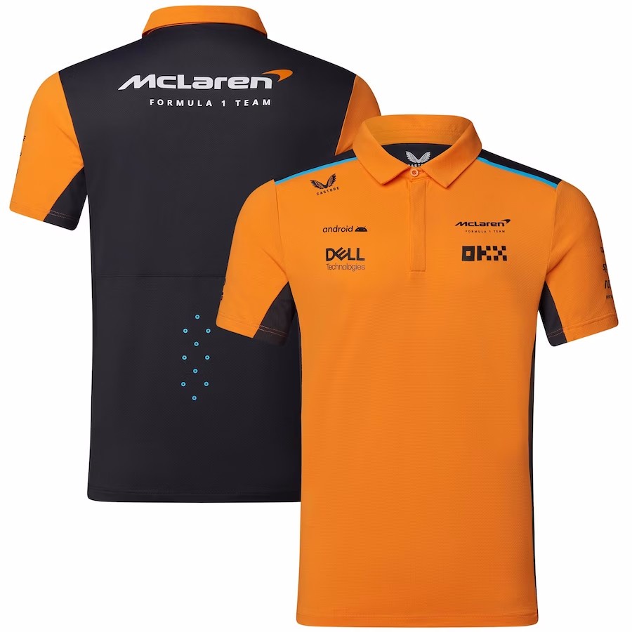 McLaren 2025 Team Polo 2025 Newest F1 Racing Suit Mclaren Team POLO