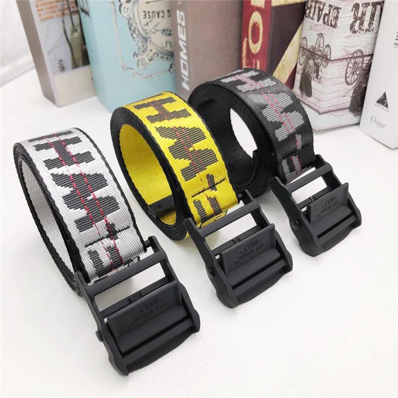 Canvas Belts Off White Belt Color Belt Yellow Off White Belt Mens