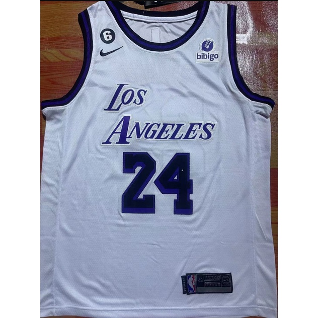 new men’s Los Angeles Lakers 24 Kobe Bryant Mesh retro embroidery