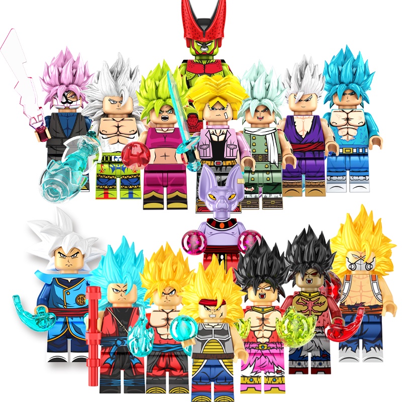 DBZ Block Japanese Anime Dragon Trunks Son Goke Gohan Kefla Granola