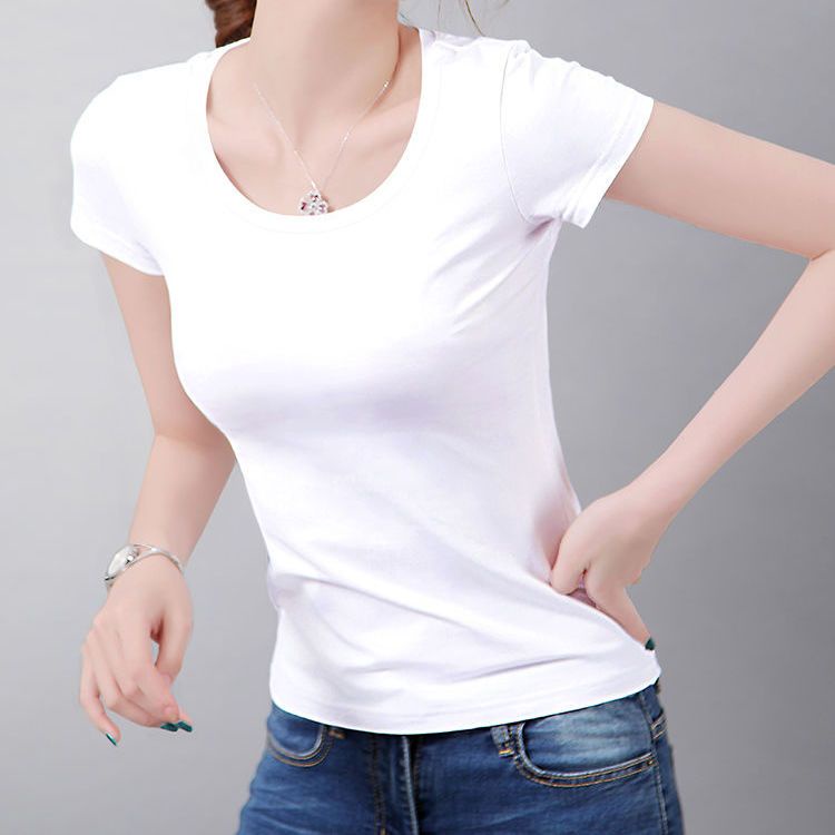 Raya 2024 Spring And Autumn White T Shirt All Matching Slim Top Female   Mx 11134201 7qukw Lir601z45mm8ec