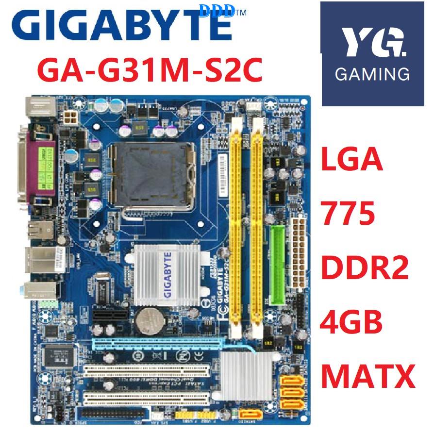 DDD GIGABYTE GAG31MS2C Desktop Motherboard G31 Socket LGA 775 For
