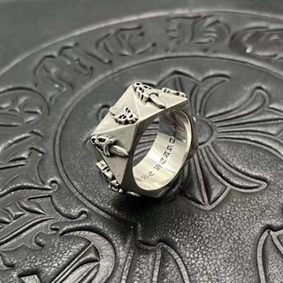 CHROME HEARTS 6 Point Star Heavy Sterling Silver Ring!