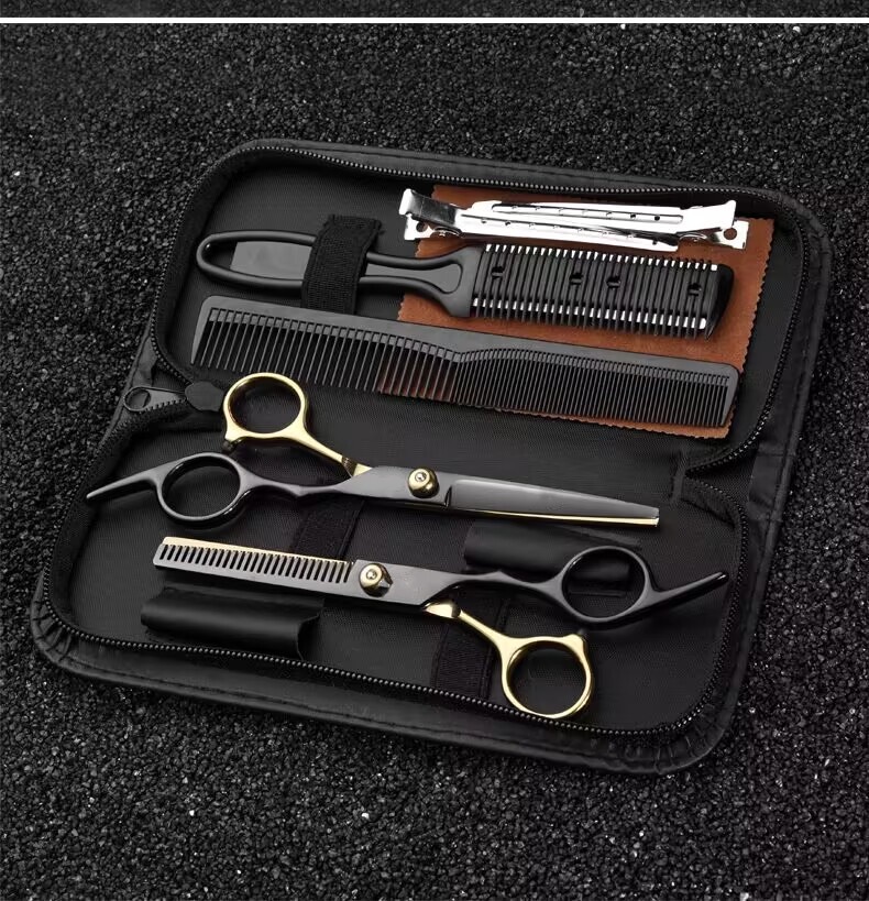 Wingsbro 6.5 Inch Professional Haircutting Scissors Set Flat Scissors ...