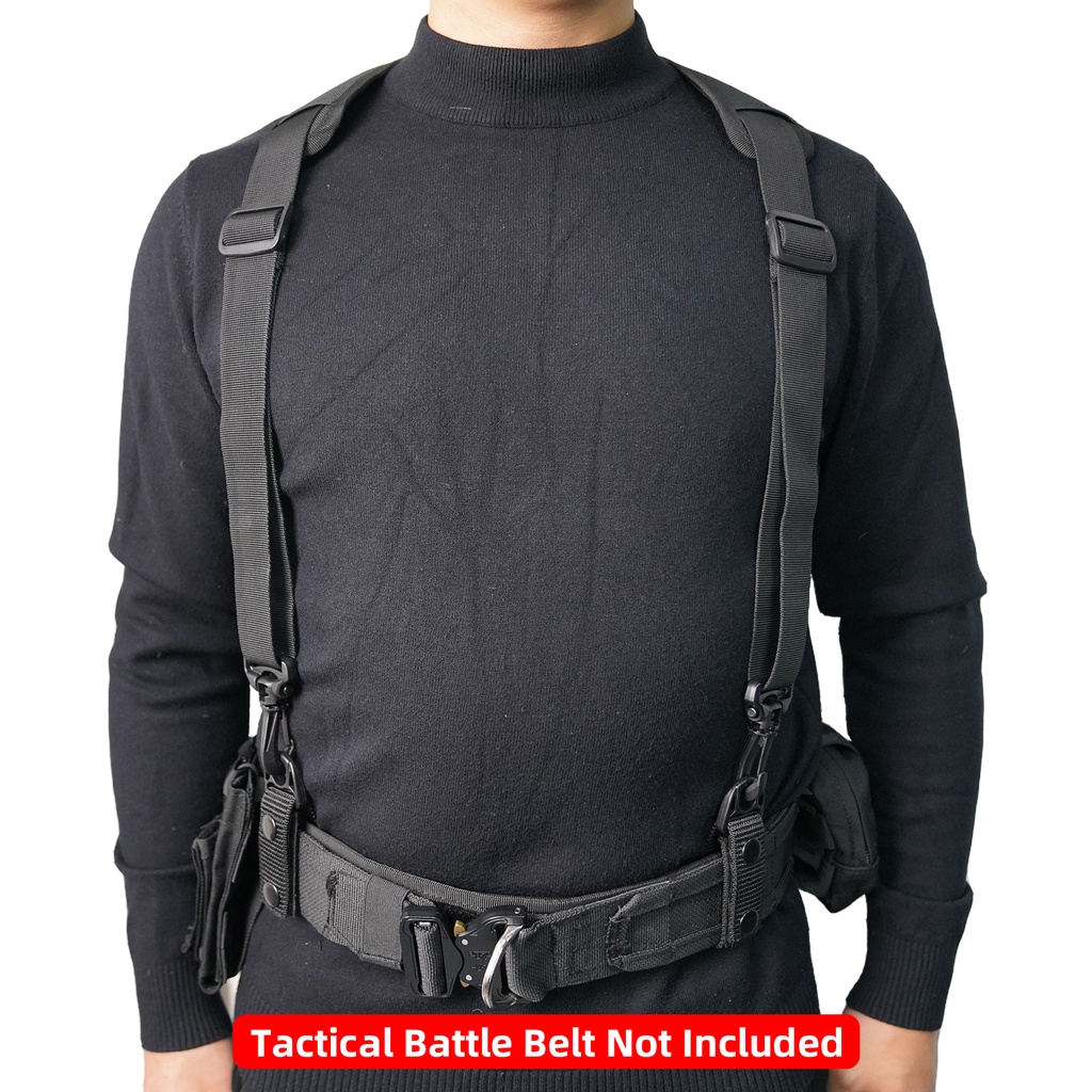 Tactical Suspenders ,Police Suspenders for Duty Belt Belt with