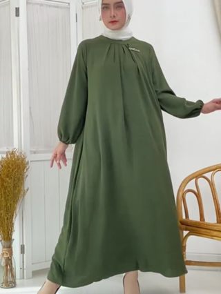 [Ready Stock] Baju Raya 2024 Viral Dress Muslimah Kaftan Jubah Abaya ...