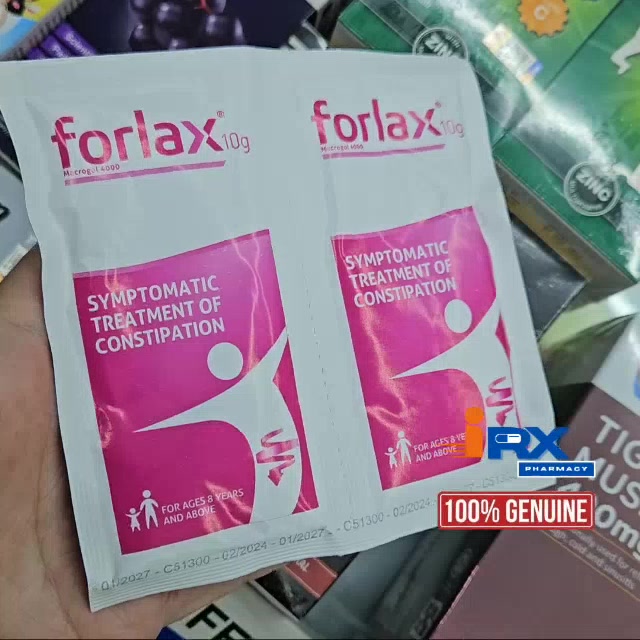 [100% GENUINE] Forlax 4g Kids/ 10g Adult 1 Sachet | Relieve ...