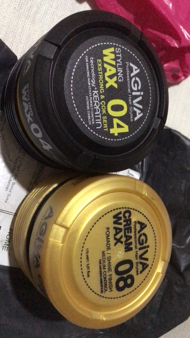 MADE IN TURKEY) NEW AGIVA STYLING HAIR POMADE WAX 01-10 155ML / 90ML - PCQ  Hair & Beauty Products