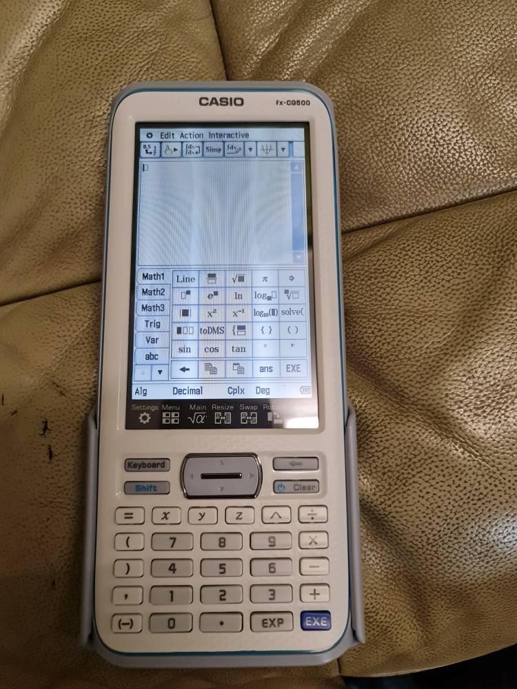 Casio fx-CG500 Color Graphing Calculator - 4.8inch Touchscreen