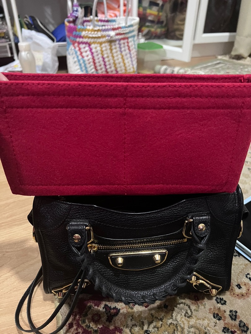 Purse Organizer Insert for Balenciaga Classic City Medium, Bag Organizer  with Laptop Compartment and Pen Holder