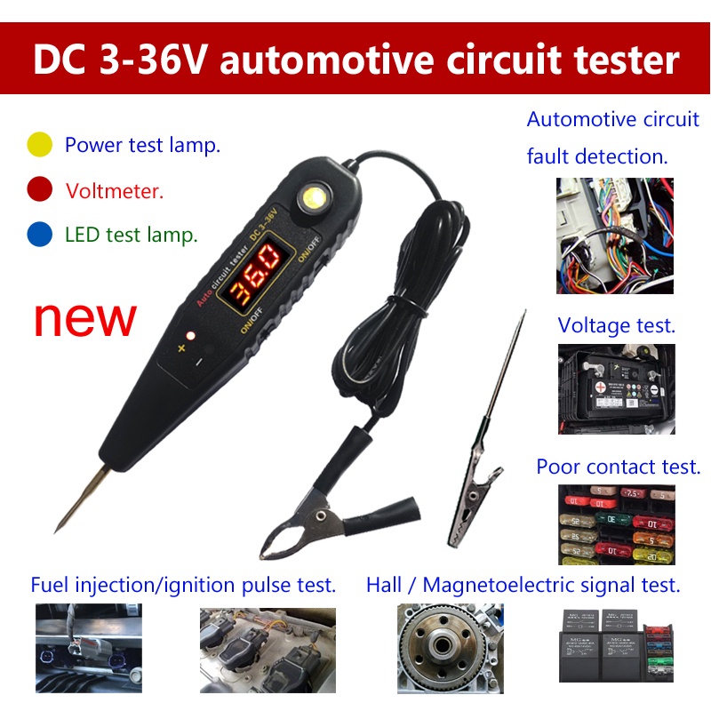 TANTESTO 36V DC36 Automotive Circuit Tester for Detecting Fault