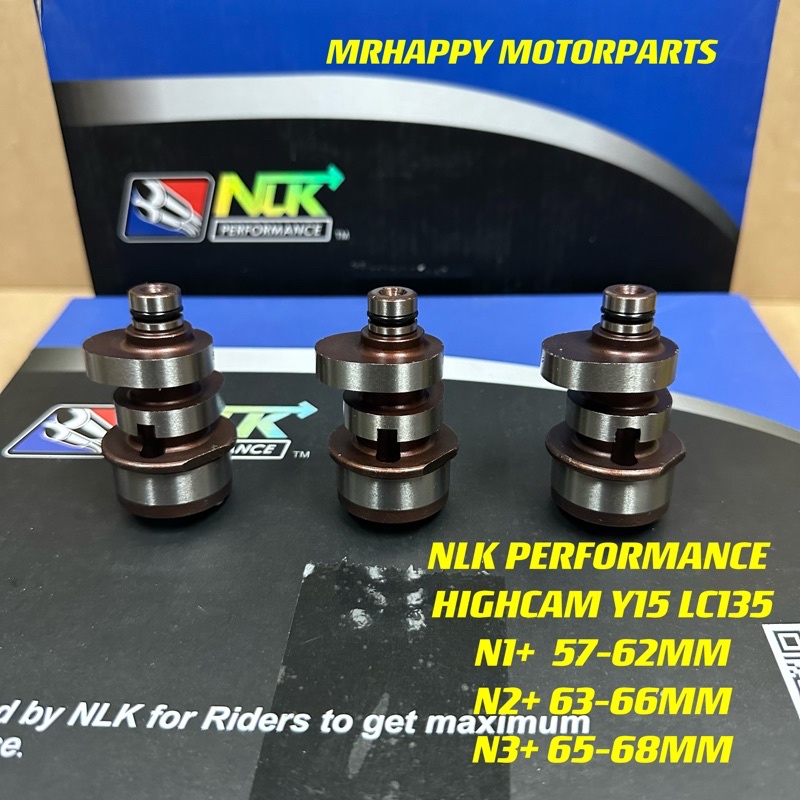 NLK PERFORMANCE RACING CAMSHAFT CAM SHAFT N1 N2 N3 LC135 Y15ZR Shopee
