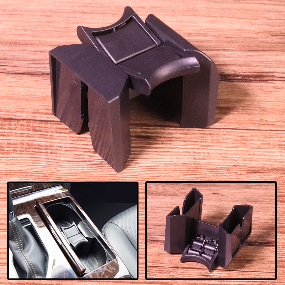 1Pc Car Front Center Console Cup Drink Holder Insert Drink Divider For