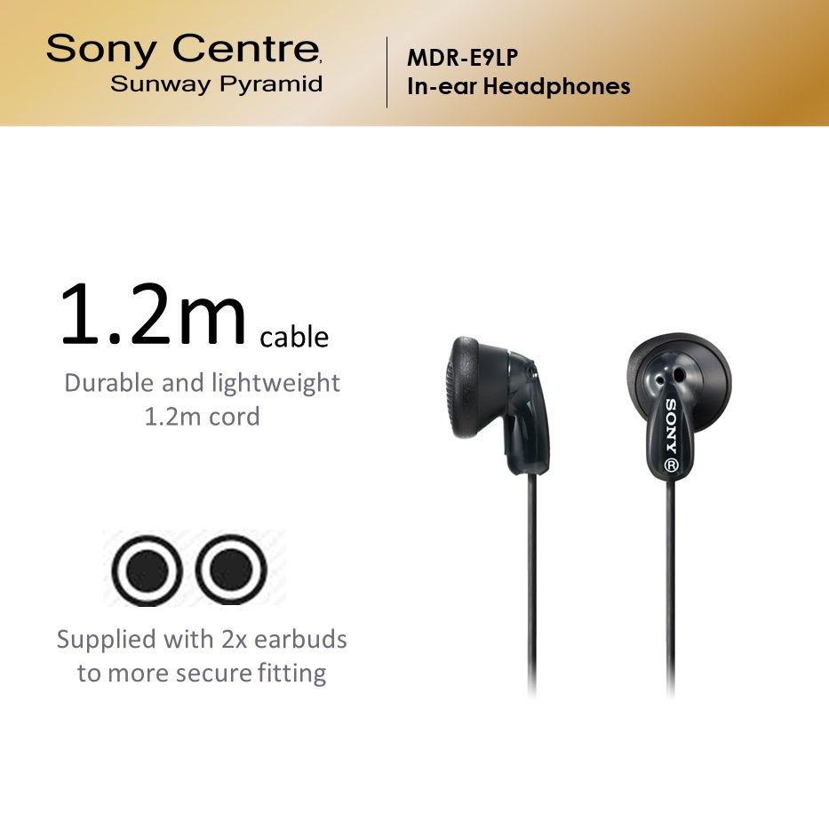 Sony MDR E9LP In Ear Earphone Shopee Malaysia