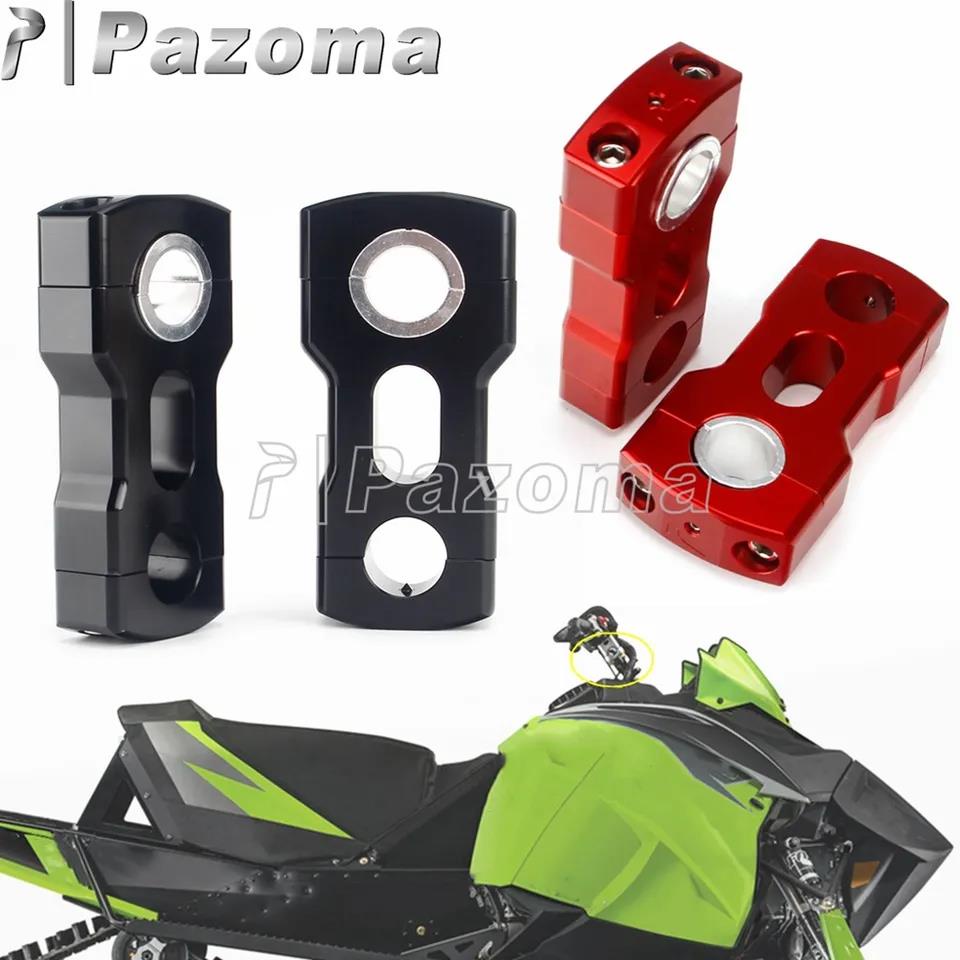 Pivoting Snowmobile Handlebar Risers 3" Height Riser Clamp 7/8" 11/8