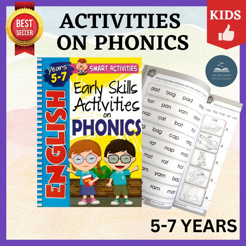 Learn Phonics Activities Book 5 - 7years : Early Skills Activities On ...