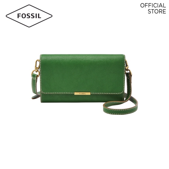 Fossil Female's Jori Crossbody Bag ( SHB3155310 ) Green Leather