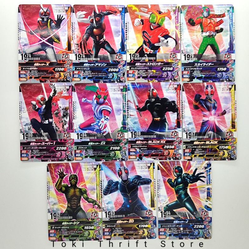 Ganbarizing Card Kamen Rider Geats Series 3 (N/R) 5 | Shopee Malaysia