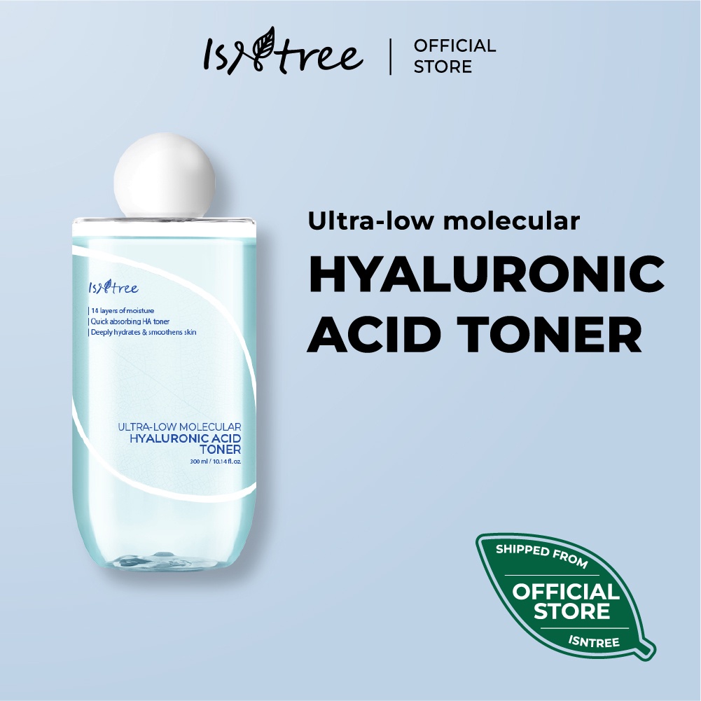 Isntree UltraLow Molecular Hyaluronic Acid Toner 300ml Shopee Malaysia