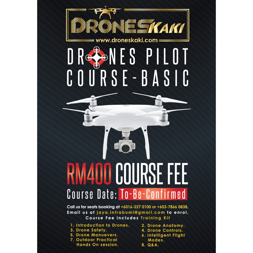 DJI DRONES PILOTS COURSE BASIC Shopee Malaysia