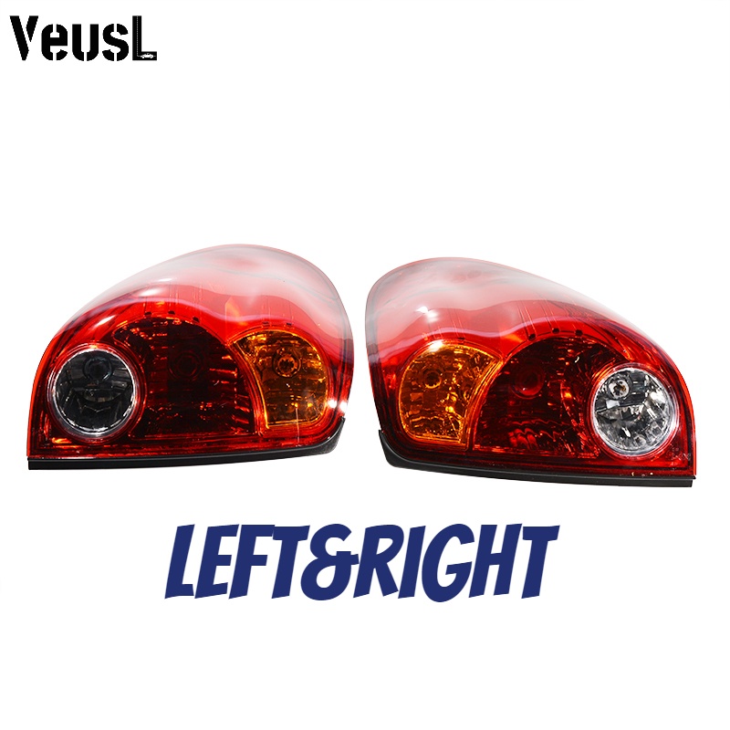 Left&Right Car Rear Lamp Tail Lights Brake With Wire Replacement Smoke