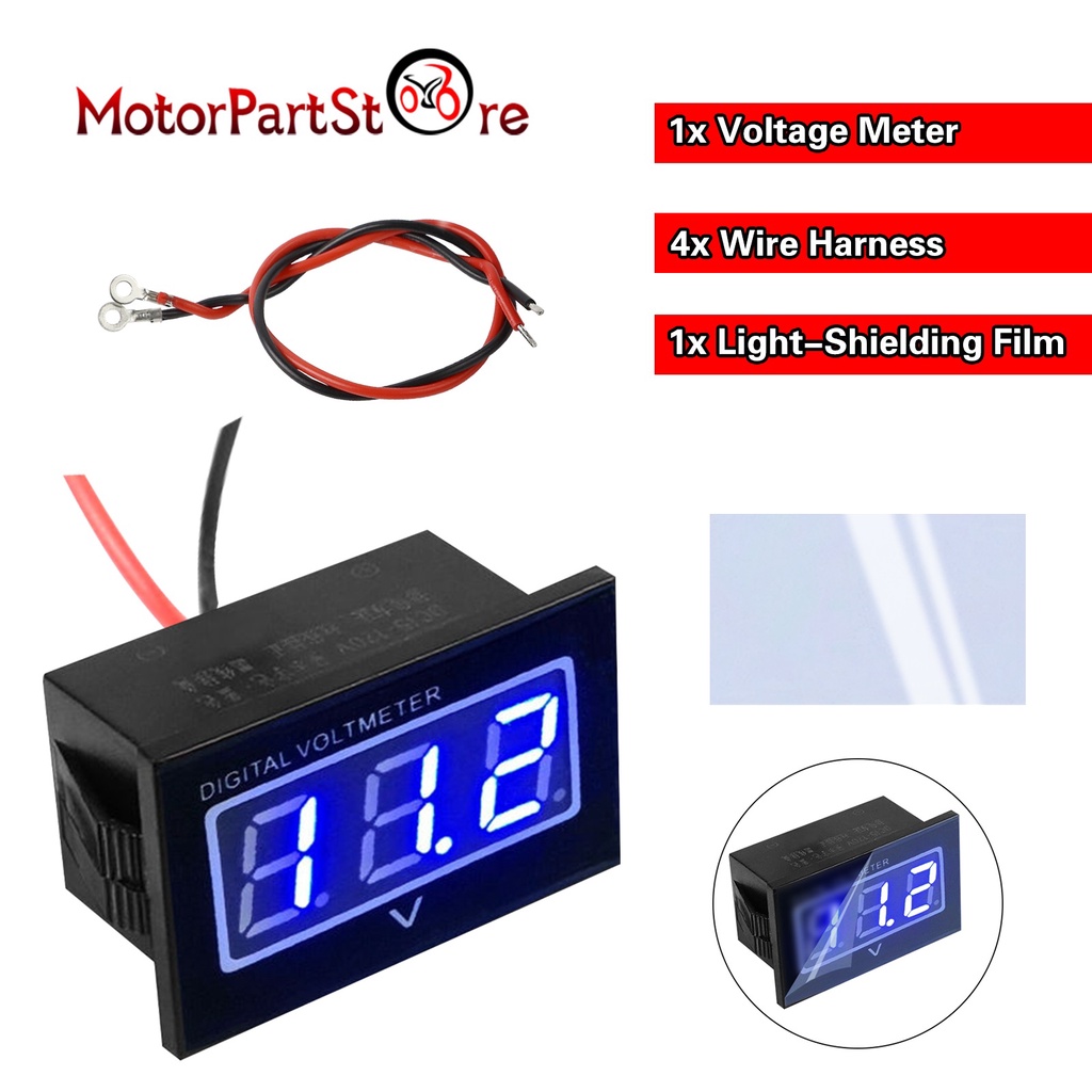 DC 15100V LED Digital Voltmeter Voltage Meter Detector Current Meter