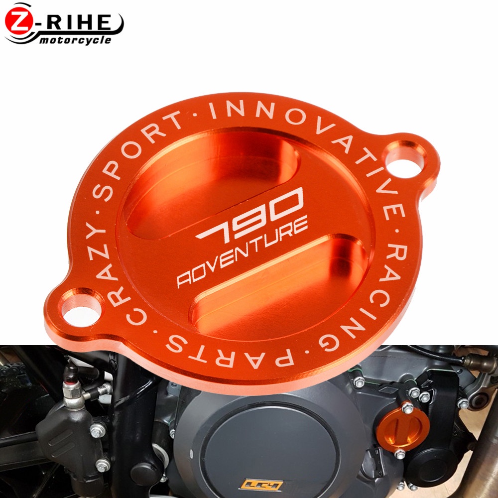 Motorcycle Accessories Aluminum Engine Filter Cover Cap Fluid Reservoir ...