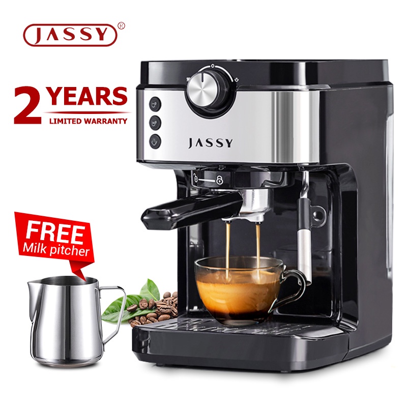 Jassy 19bar Espresso Machine SemiAutomatic Coffee Machine Mesin Kopi