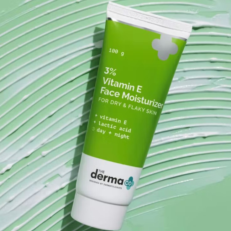 The Derma Co 3 Vitamin E Face Moisturizer With Vitamin E & Lactic Acid