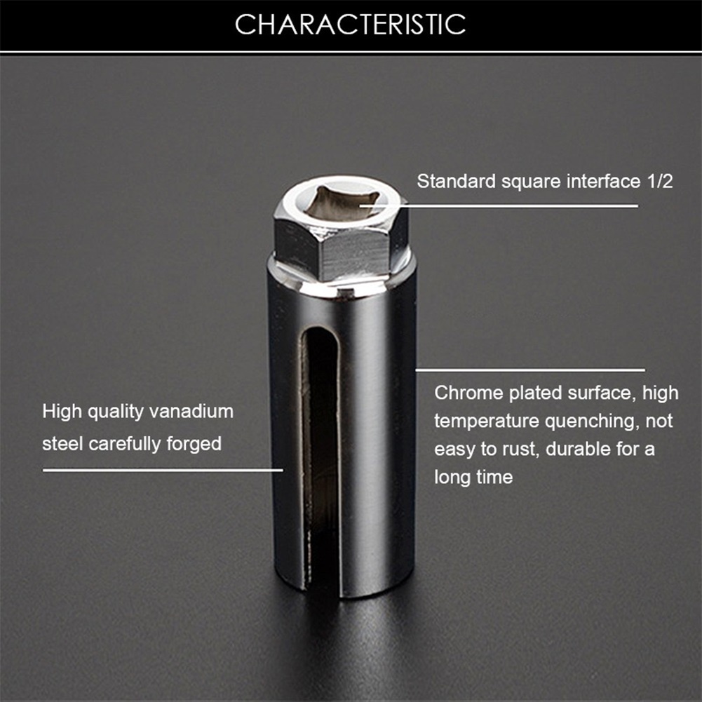 Universal Oxygen Sensor Removal Socket 22mm 1/2 Inch Professional ...