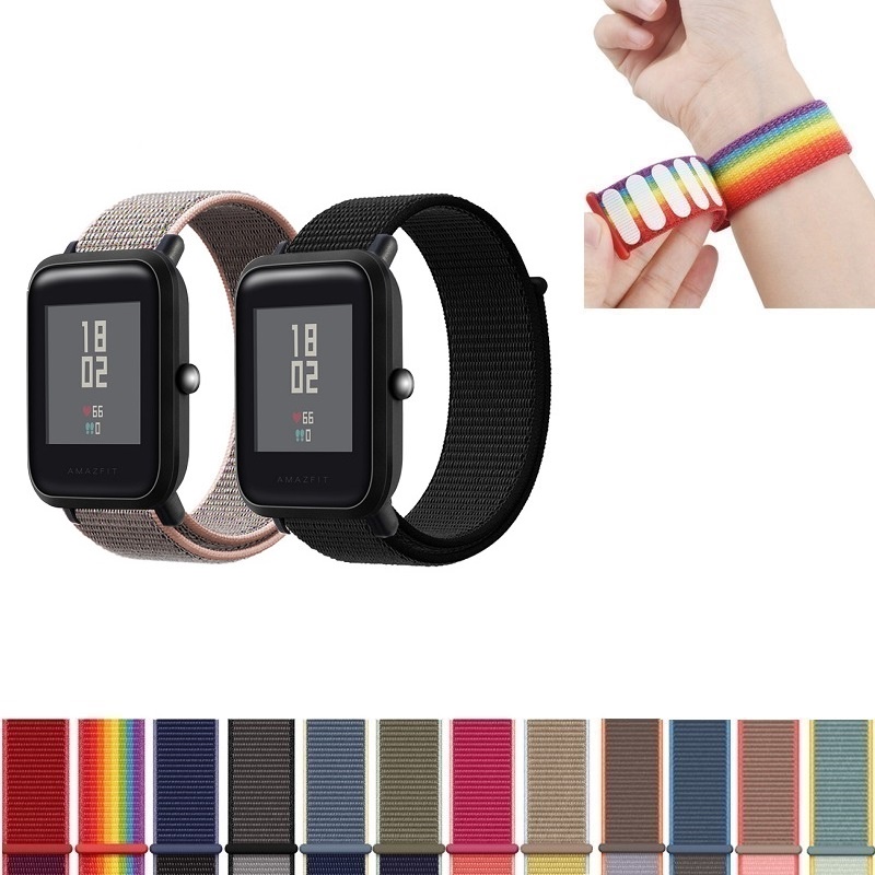 Cinturino In Nylon 22 Mm Per Orologi Sportivi Huami Amazfit GTR 47mm, GTR 2/2e, GTR 3, Pace, Stratos - Foto 2