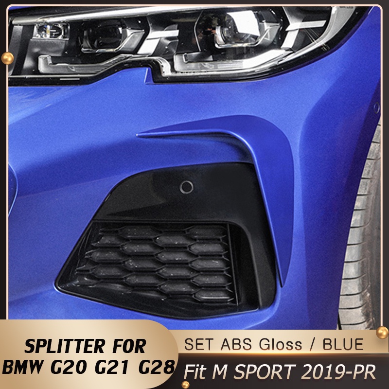 Front Bumper Canards Lip Splitter for BMW 3 Series G20 330d 330e 330i ...