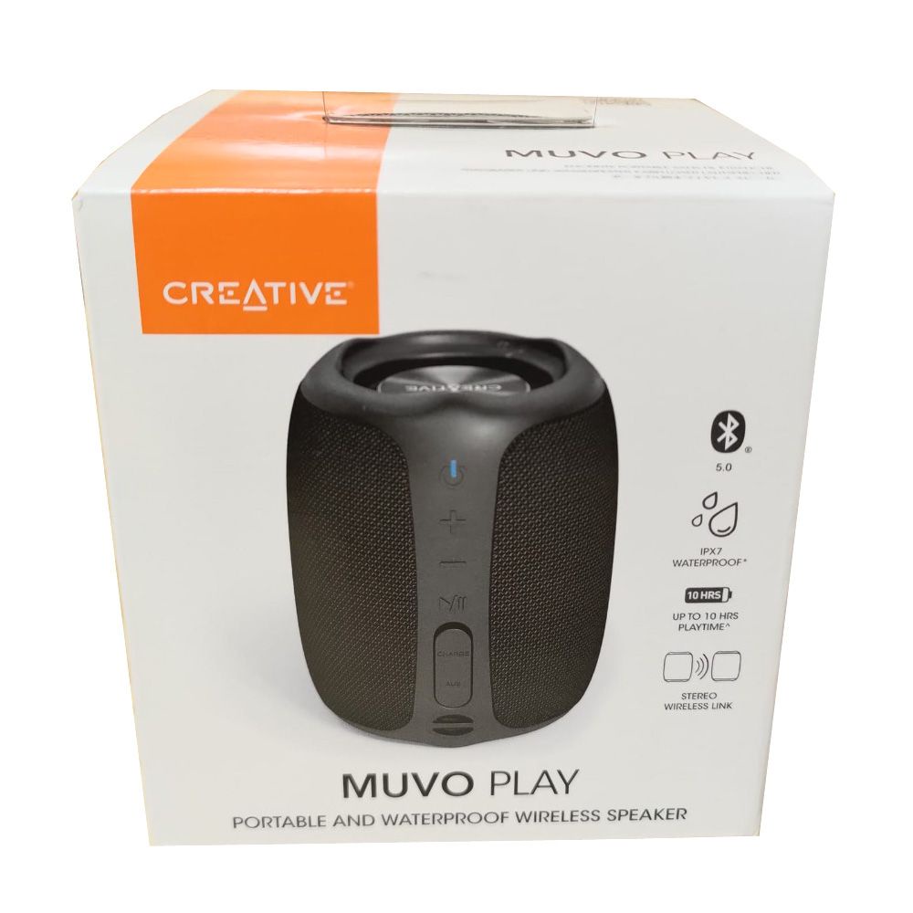 Creative MUVO PLAY Portable Waterproof Bluetooth Wireless Speaker ...