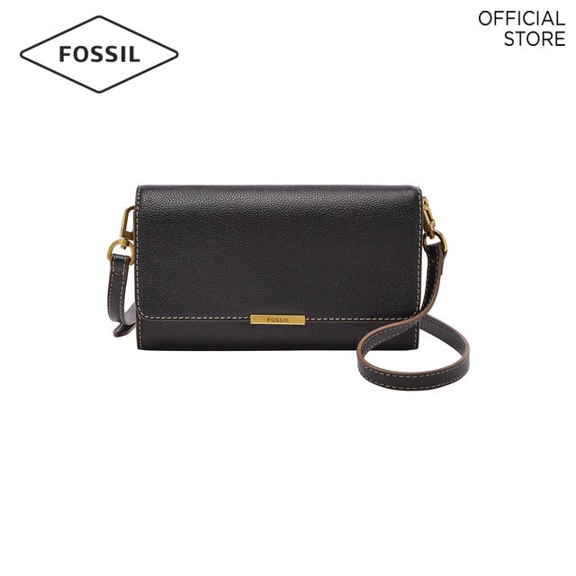Fossil Female's Ainsley Crossbody Bag - Black Leather SHB3152001