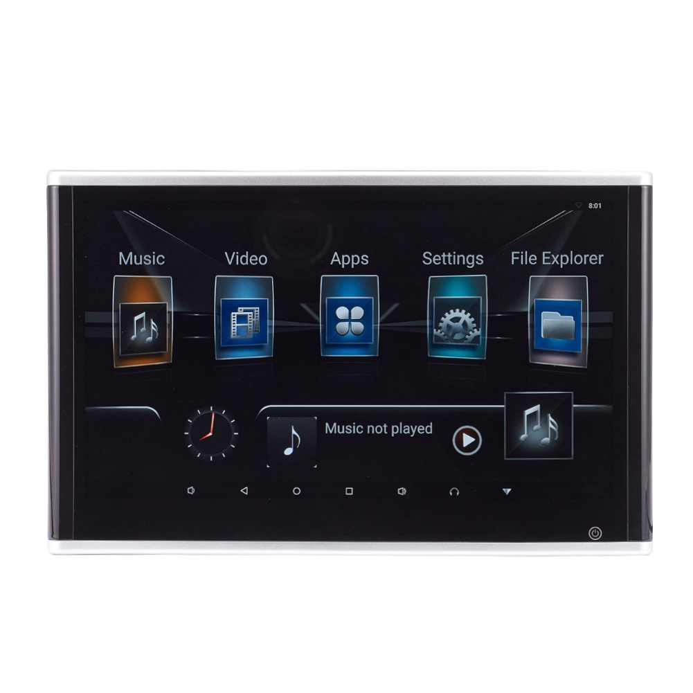 11.6 Inch Android 9.0 Car Headrest Monitor ISP Screen WIFI APP USB HDMI ...