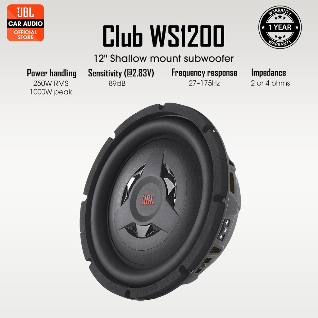 Jbl best sale club ws1200