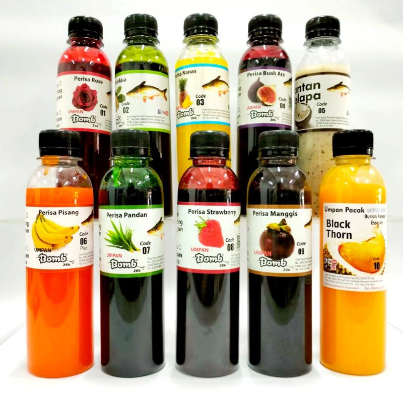 Bomb Perisa 250ml Umpan Patin/Umpan Rohu/Umpan Tongsan/Umpan Tilapia ...