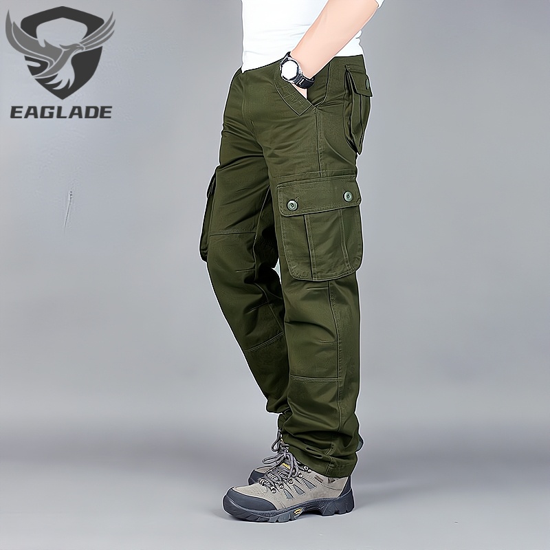 Eaglade Tactical Cargo Pants for Men In Green S6 | Shopee Malaysia
